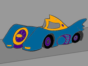 Drawing Batman Car