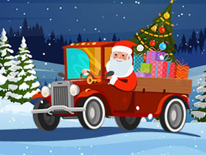 Christmas Vehicles Hidden Tires