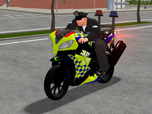 Police Bike Stunt